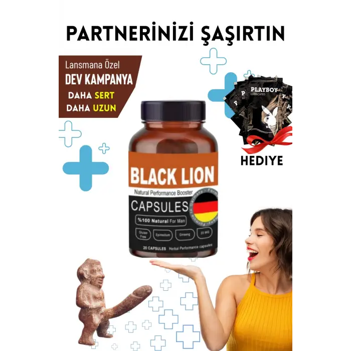 Black Lion XXL Erkeklere Özel Ürün Seti