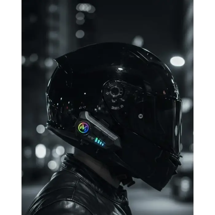 Bluetooth 5.3 Kask İçi Intercom Kulaklık 1000 m Mesafe 1000 mAh