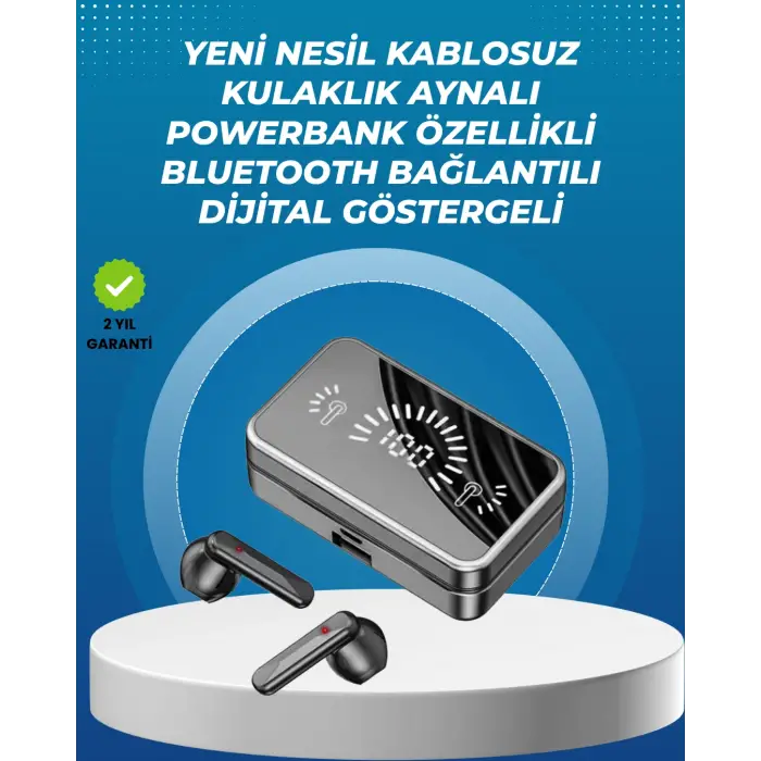 Bluetooth 5.4 Kablosuz Kulaklık – Gürültü Engelleme ve Dokunmatik Kontrol