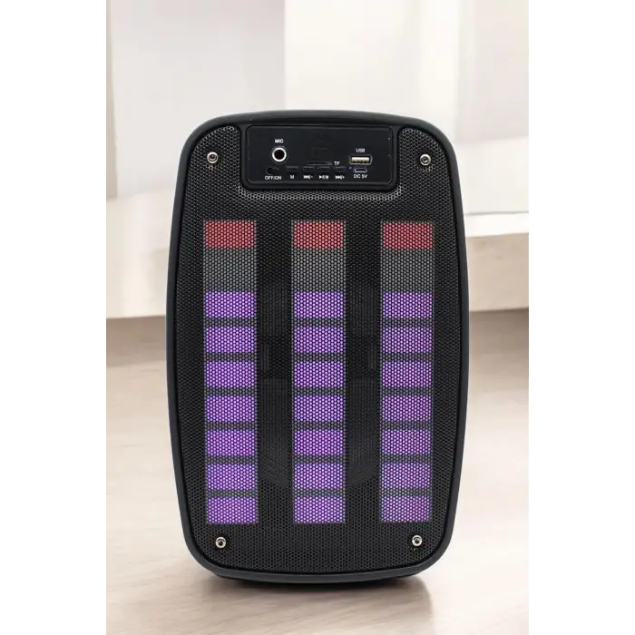 Bluetooth Hoparlör Mikrofonlu Speaker Taşınabilir Şarjlı