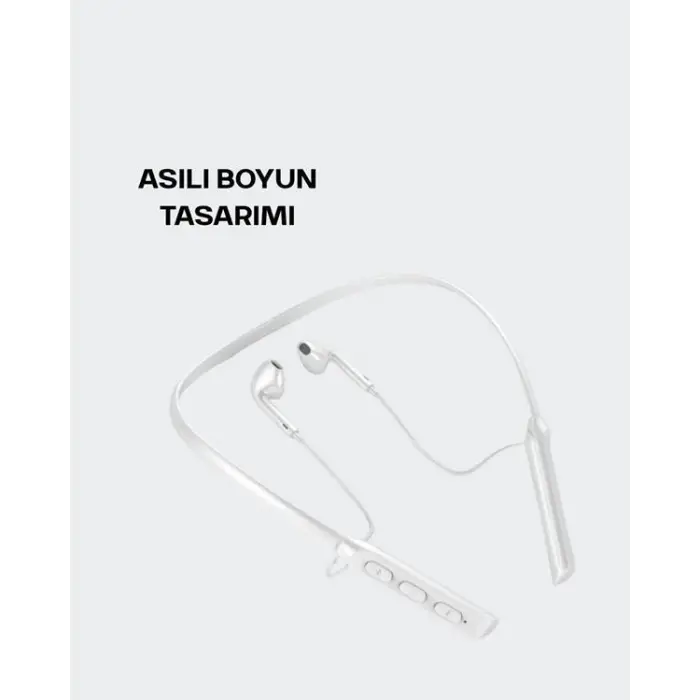 Boyun Askılı Kablosuz Kulaklık – Uzun Süreli Batarya Performansı