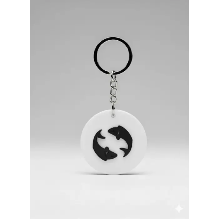 Burç Anahtarlık -Balık Burcu-3lü