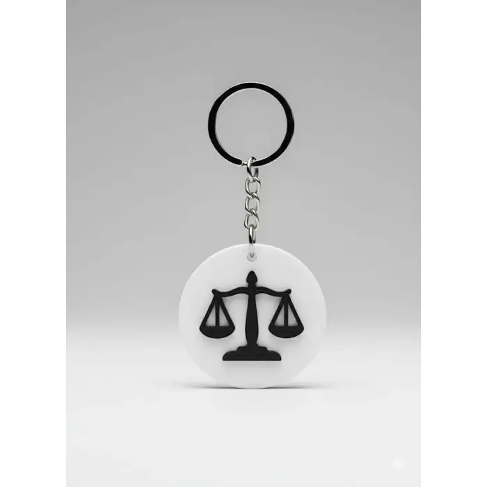 Burç Anahtarlık - Terazi Burcu-3lü