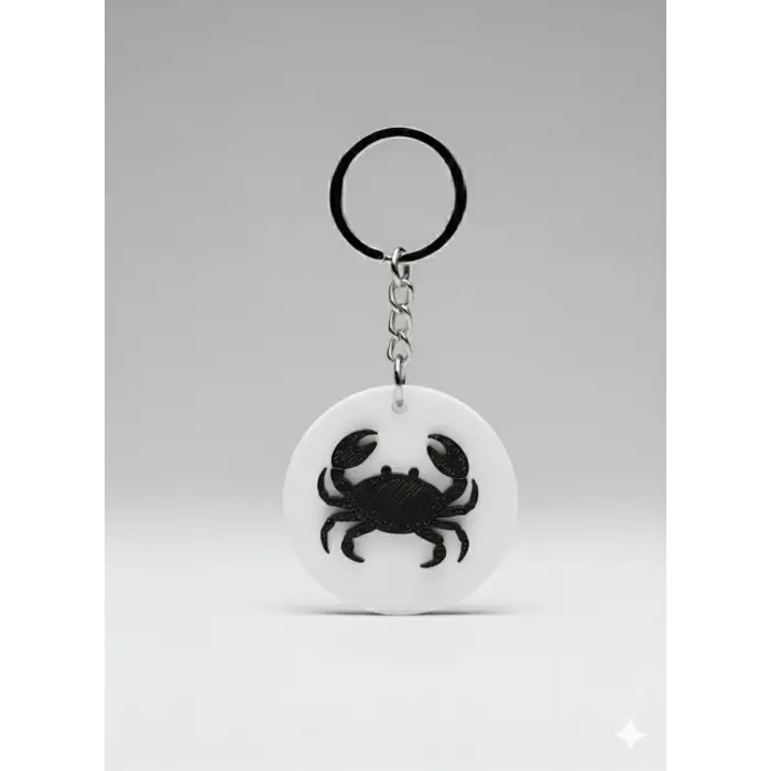 Burç Anahtarlık -Yengeç Burcu-3lü