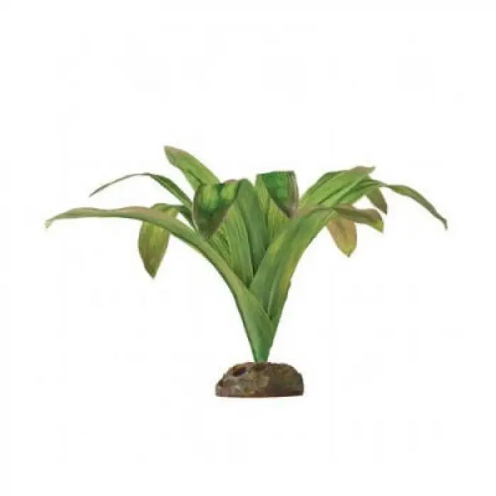 Büyük İpek Bromelia Plastik Teraryum Bitkisi