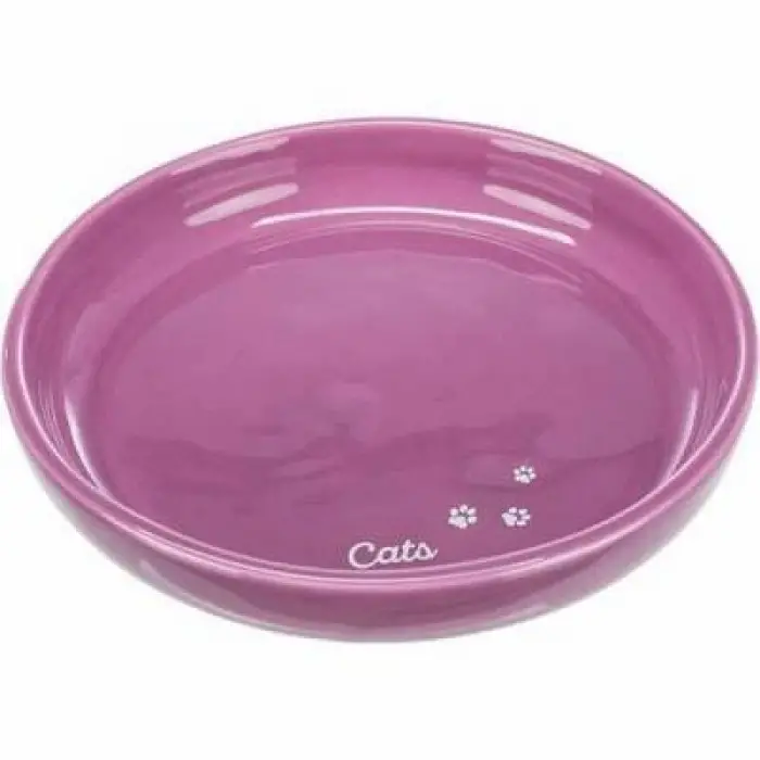Büyük Kedi Seramik Mama Su Kabı 0,35 Lt 18 Cm