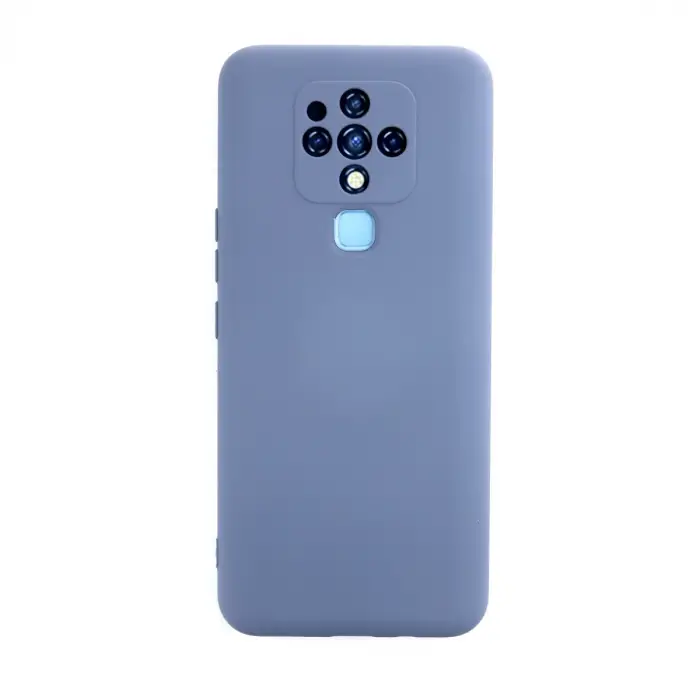 Camon 16 Kılıf Nano içi Kadife Silikon - Gri