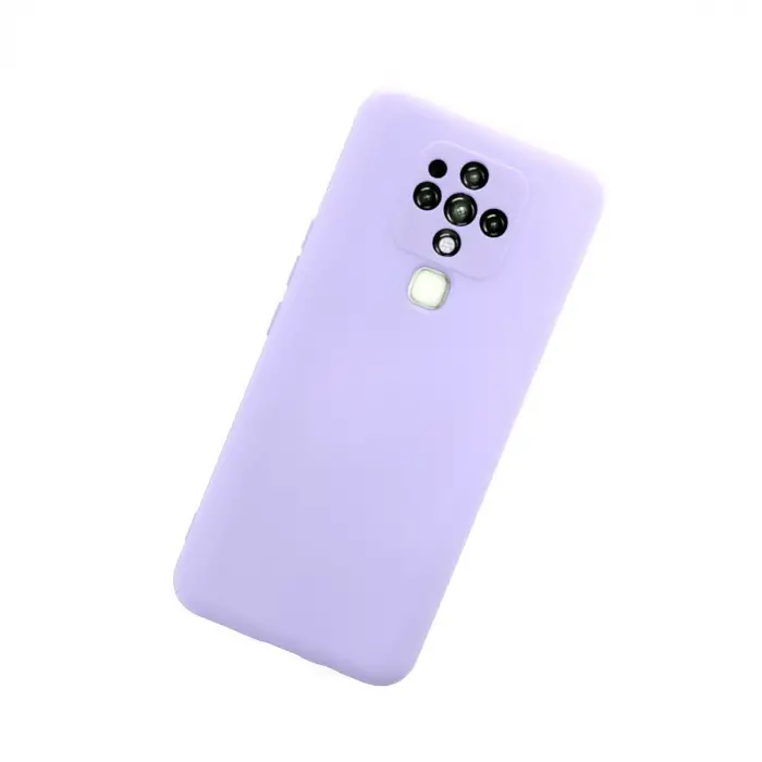 Camon 16 Kılıf Nano içi Kadife Silikon - Lila