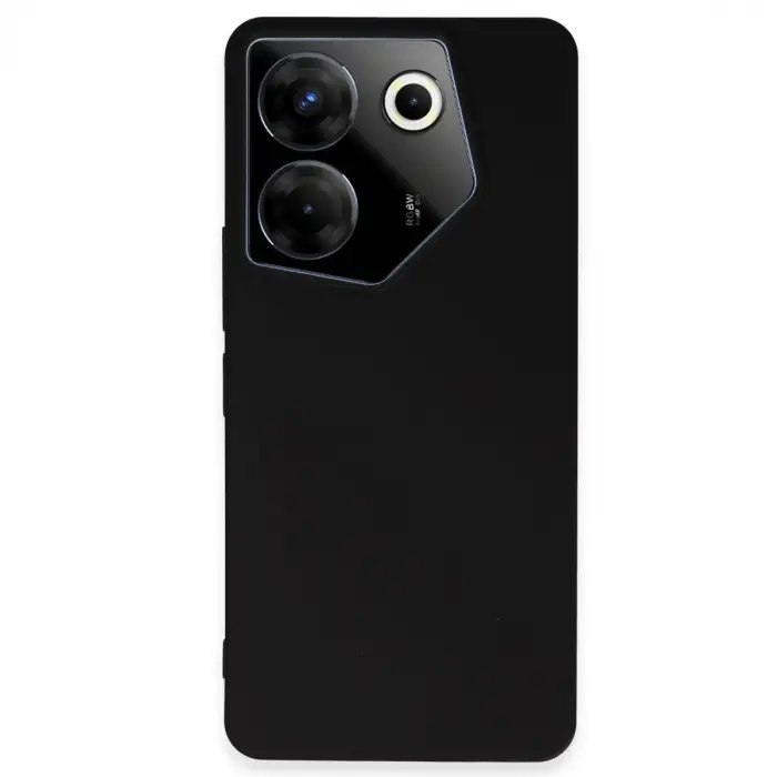 Camon 20 Pro 5G Kılıf First Silikon - Siyah