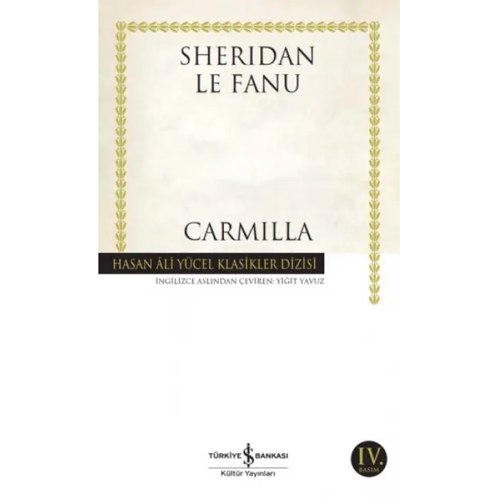 Carmilla - Hasan Ali Yücel Klasikleri
