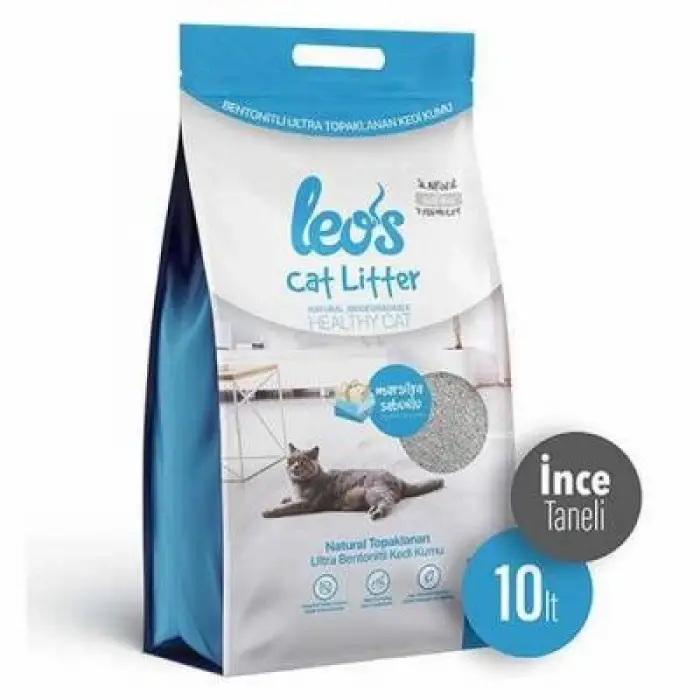 Cat Litter Marsilya Sabunlu Bentonit İnce Taneli Kedi Kumu 10 Lt