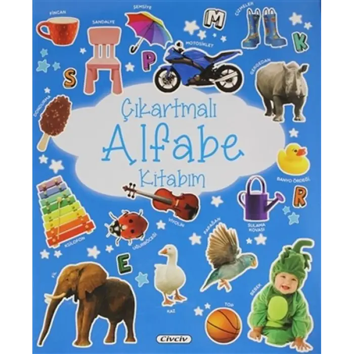 Çıkartmalı Alfabe Kitabım
