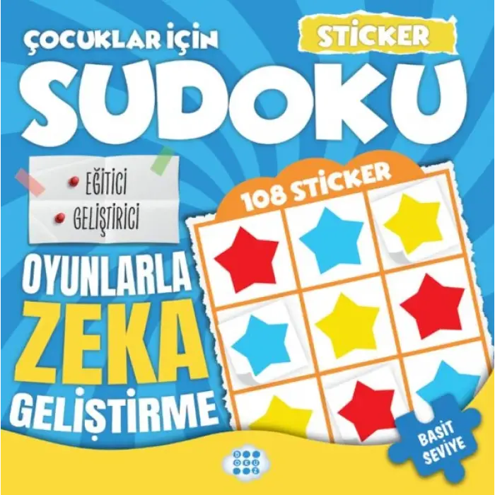 Çocuklar için Sudoku - Sticker Hediyeli Basit Seviye 3