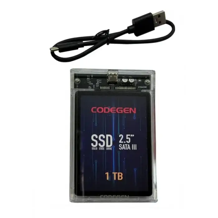 CODEGEN 1TBSSDEXT2 1TB USB 3.0 TAŞINABILIR SSD SİYAH