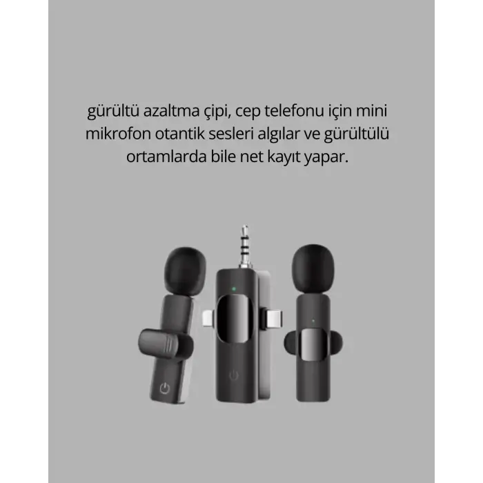 Çok Yönlü Mikrofon - Net Ses, Uzun Pil
