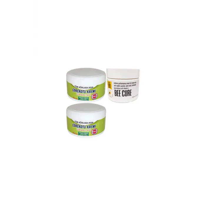 Çörek Otu Kremi Büyük XL Boy 2x200 ml+ Bee Cure 150 ml Krem