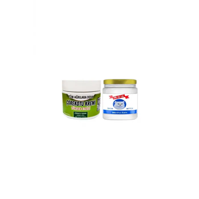 Çörek Otu Kremi Orta Boy  100 ml Krem - Snow Kitten Menthol Balm 50 ml