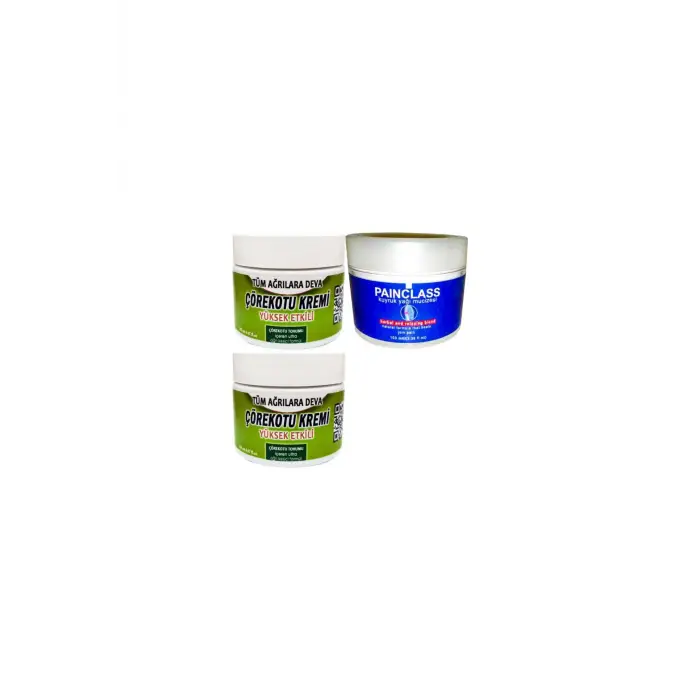 Çörek Otu Kremi Orta Boy  2 x 100 ml - Painclass Kuıyruk Yağı Kremi 1 x 100 ml
