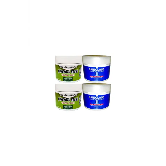 Çörek Otu Kremi Orta Boy  2 x 100 ml - Painclass Kuyruk Yağı Kremi 2 x 100 ml