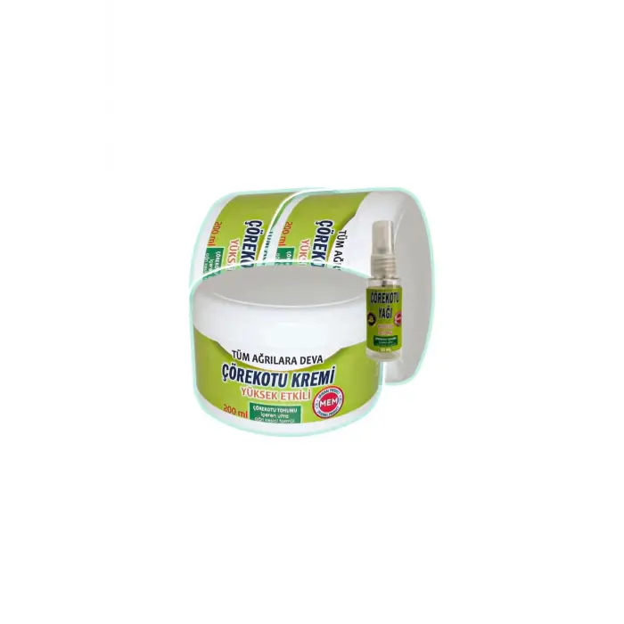 Çörek Otu Rahatlatıcı Bakım Kremi 3x200 ml+30 ml Çörek Otu Yağı ile