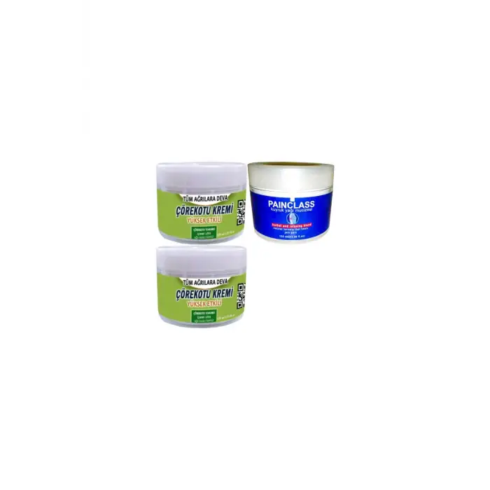 Çörek Otu Rahatlatıcı Krem 2x150 ml+Painclass 100 ml Kuyruk Yağı Kremi