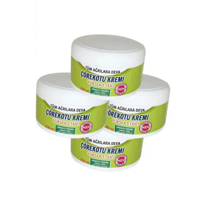 Corex Çörek Otu Kremi Green Box 4 Tane x 200 ml