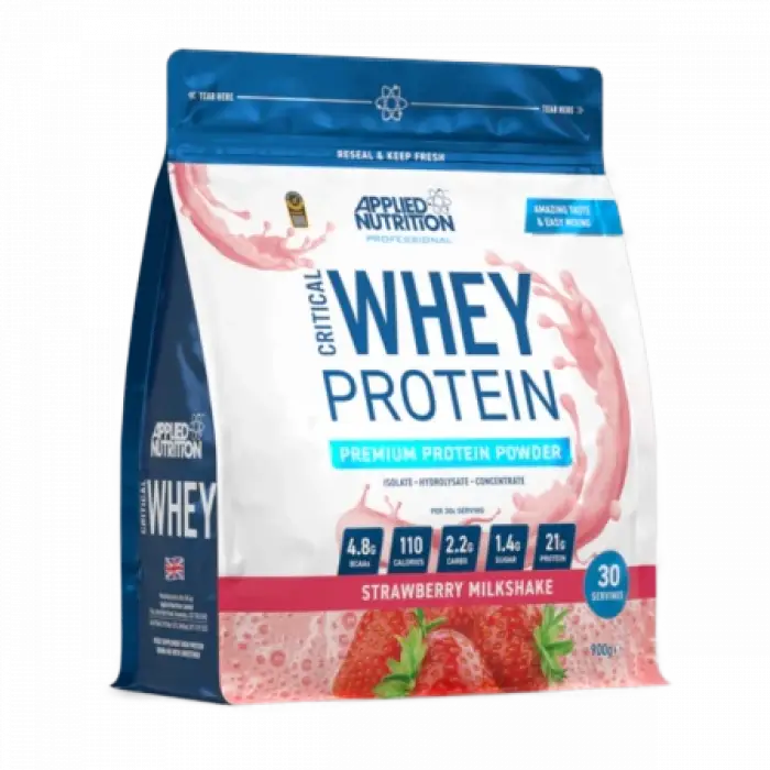 Critical Whey Protein Strawberry Milkshake 900 Gr