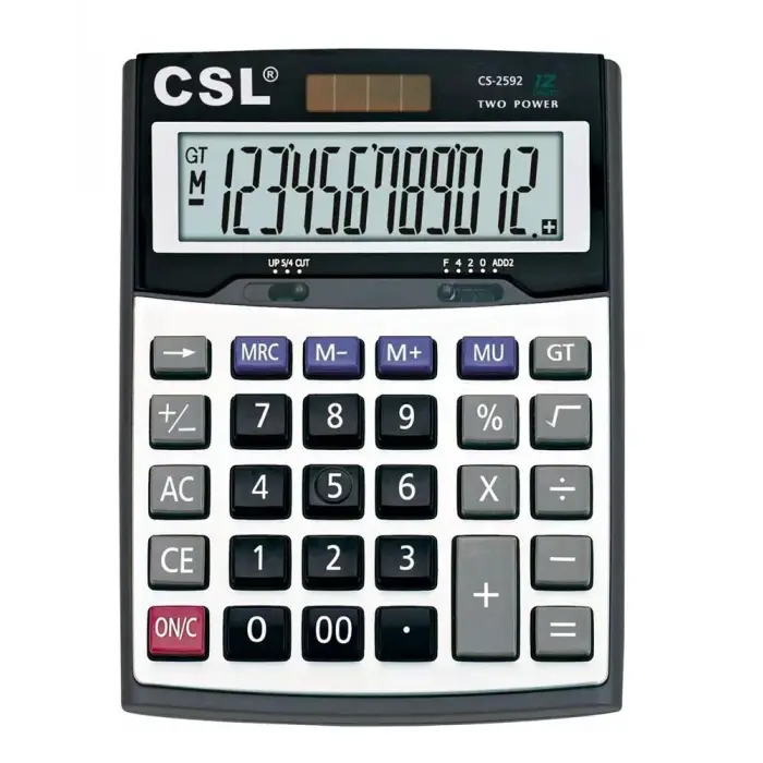 CSL CS-2592 12 Hane Masa Tipi Hesap Makinesi