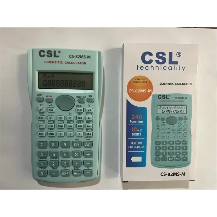 CSL CS-82MS-M Mavi Fonksiyonel Hesap Makinesi