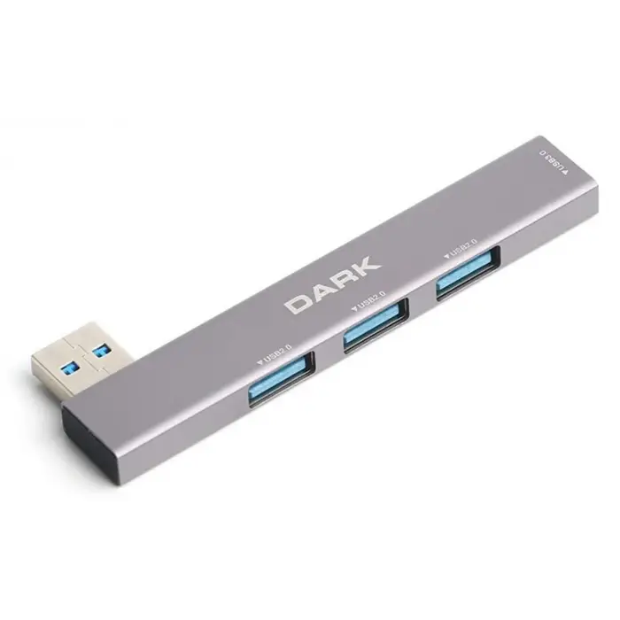 Dark DK AC USB34A 4 Port USB HUB USA-A 1XUSB-A3.0 3XUSB-A2.0