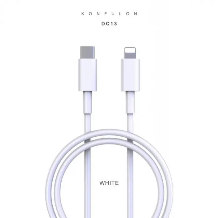 DC13 1M 20W Type-C to Lightning Kablo iphone Uyumlu