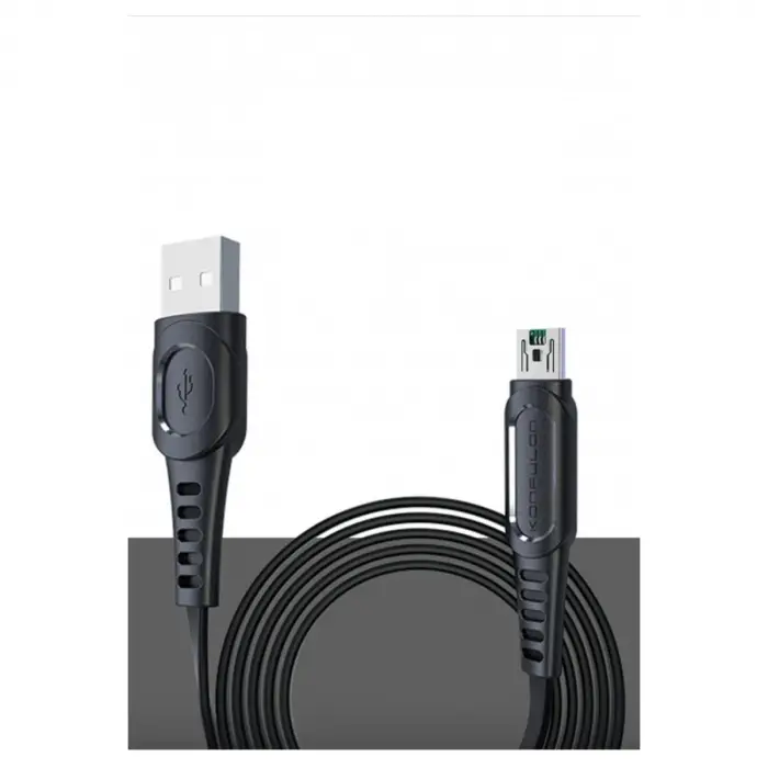 DC24 Micro USB Kablo 1.2M 4A - Siyah