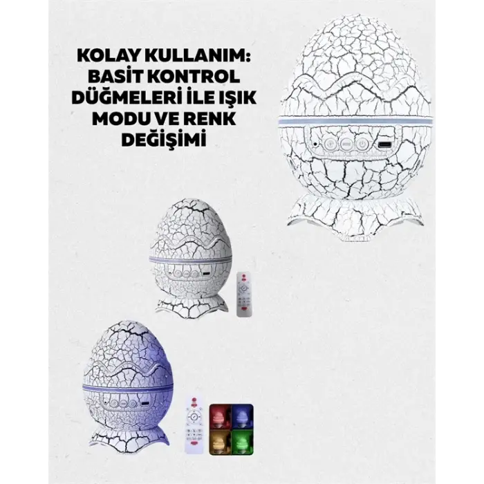 Dinazor Yumurta Gece Lambası