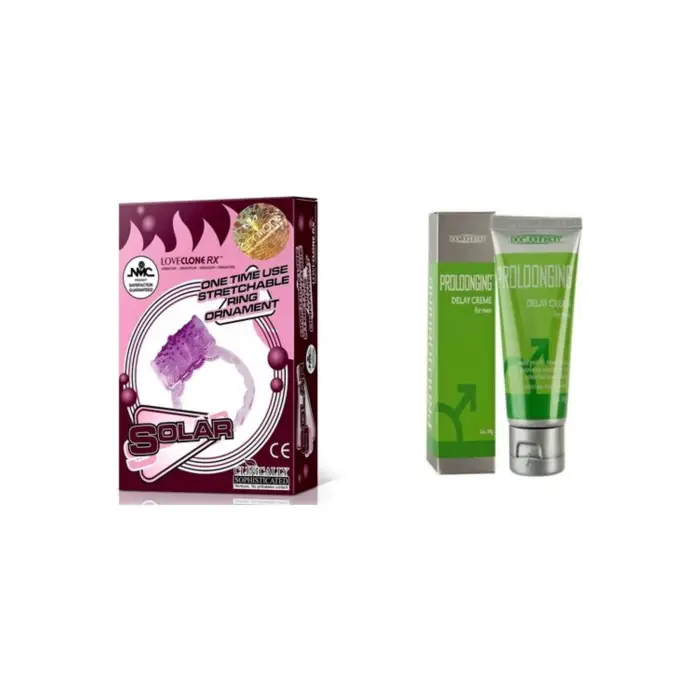 Doc Johnson Proloonging Krem + Solar Halka Set