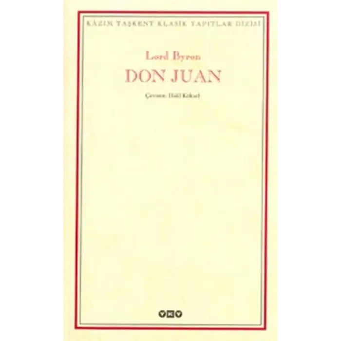Don Juan (Ciltli)