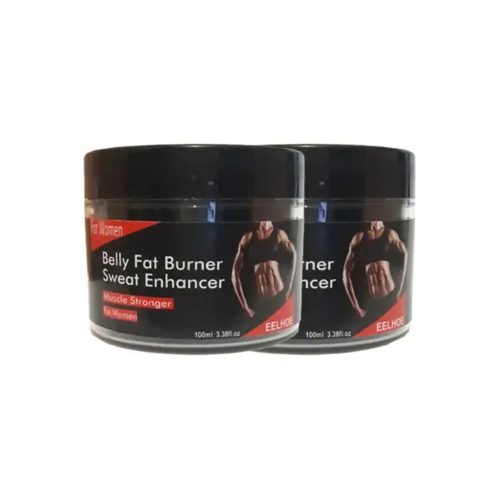 Eelhoe 2li Adet Belly Fatburner Sweat Enhancer Şekillendirme Kremi 100 ml