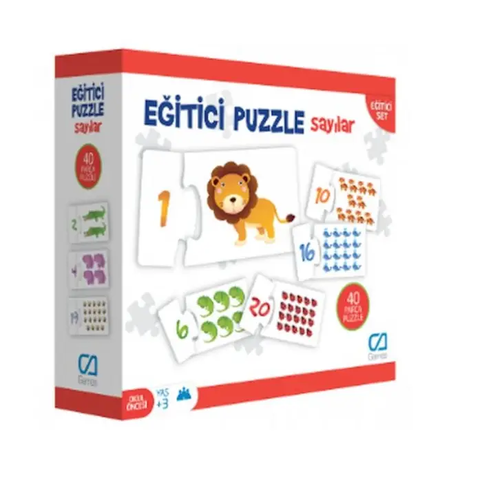 Eğitici Puzzle - Sayılar