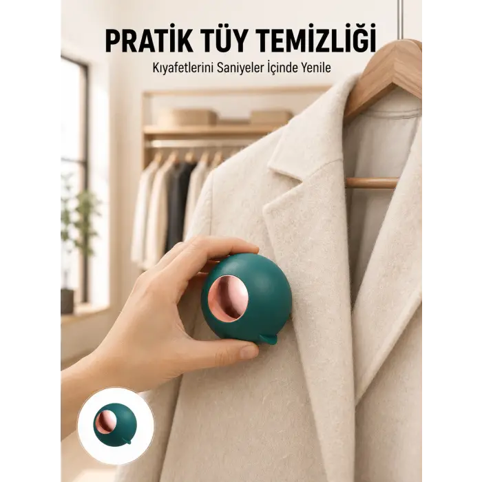 Elbise Tiftik Çıkarıcı Top – Yeniden Kullanılabilir ve Yıkanabilir