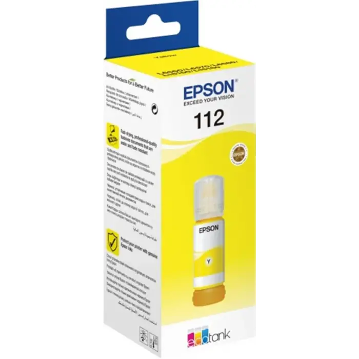 Epson 112 Yellow Sarı Şişe Mürekkep C13T06C44A