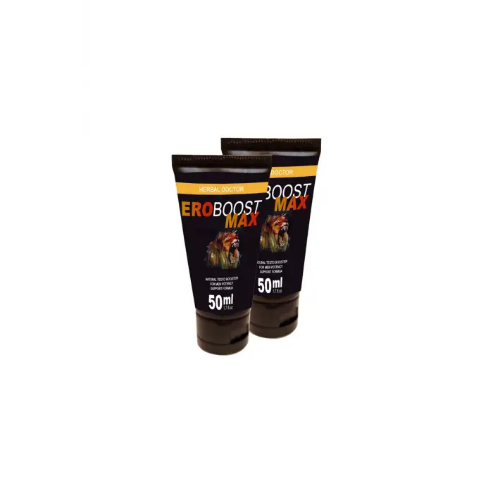 EroBoost Max 2 Adet Testo 50 ml Cream Boyut Harici Uygulama Kremi