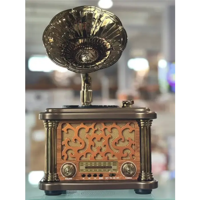 Everton Rt-588 Bluetooth Fm-Usb-Tf-Aux Şarjlı Nostaljik Radyo