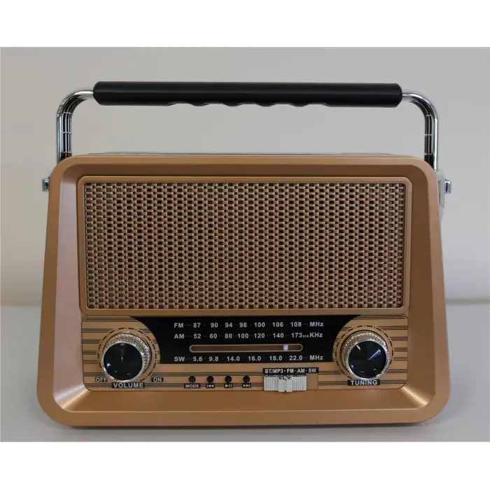 Everton Rt-756 Bluetooth Fm-Usb-Tf-Aux Şarjlı Nostaljik Radyo