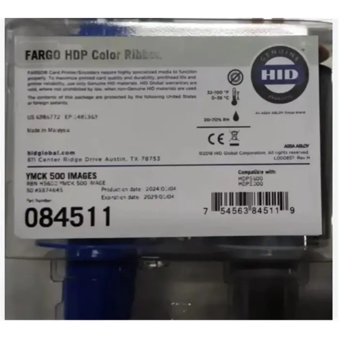 Fargo 084511 Ymck Renk Şerit Hdp5000 Yazıcı