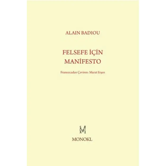 Felsefe İçin Manifesto