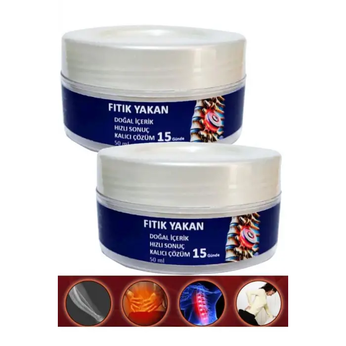 Fıtık Yakan Masaj Bakım Kremi 50 ml X 2 Adet