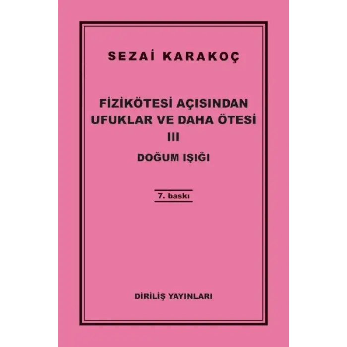 Fizikötesi Açısından Ufuklar ve Daha Ötesi 3