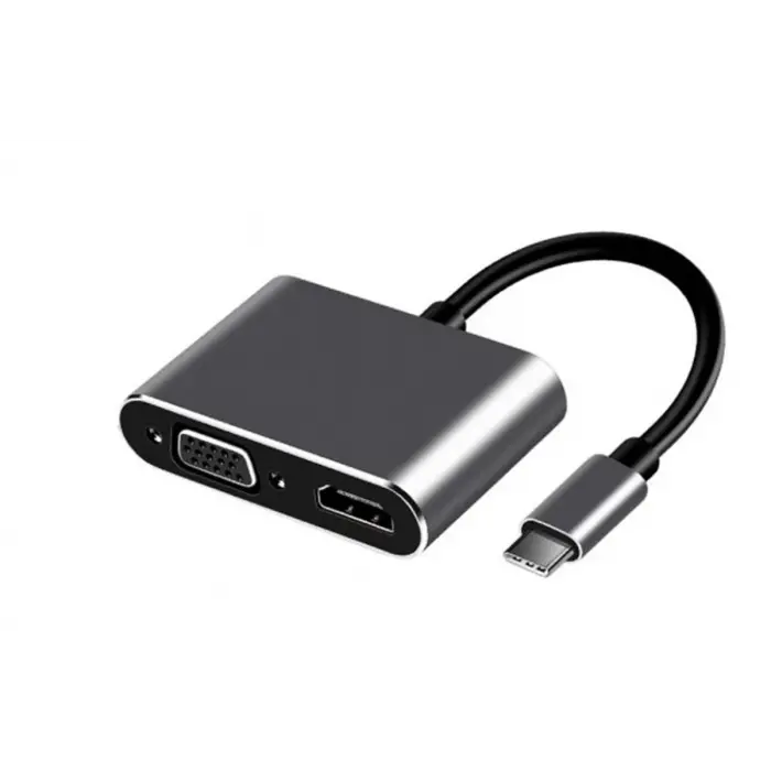 FRISBY FA-7678C Type-c - HDMI+VGA 4Kx2K Adaptör