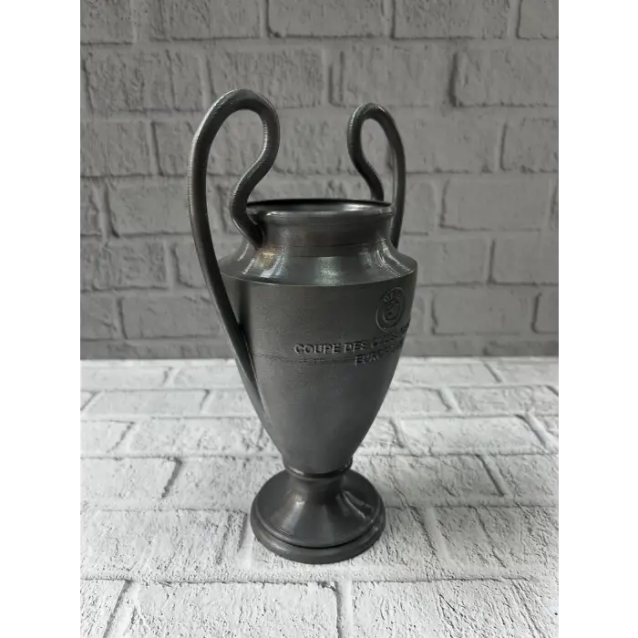 Füme Kupa 25cm UEFA Model Dekoratif Ödül Biblosu