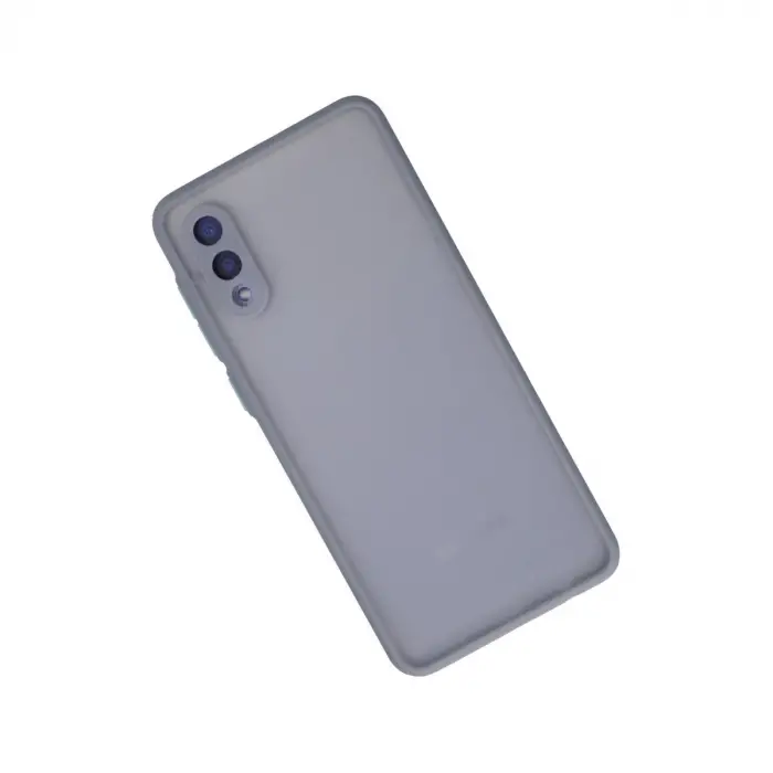 Galaxy A02 Kılıf Montreal Silikon Kapak - Gri