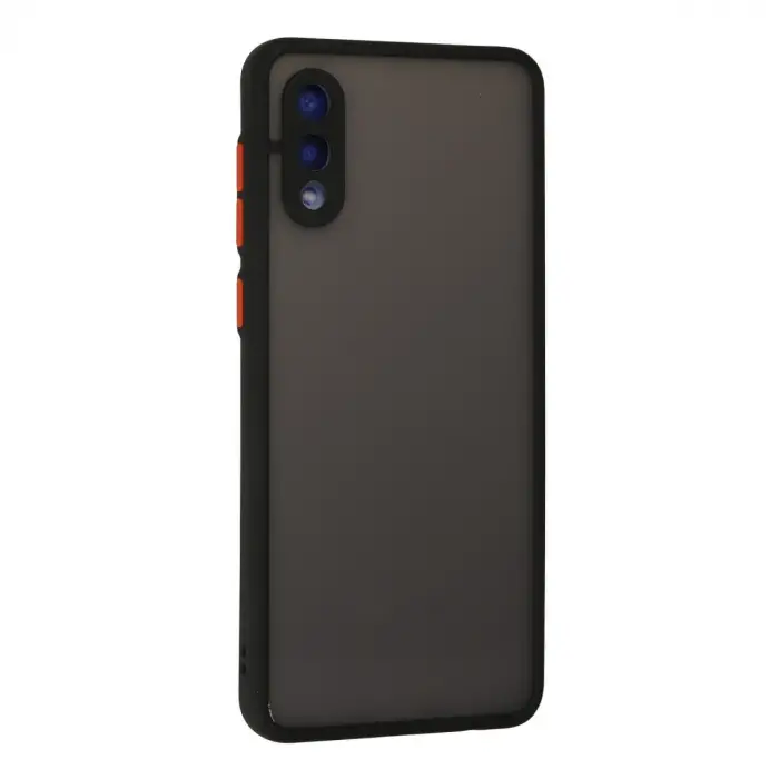 Galaxy A02 Kılıf Montreal Silikon Kapak - Siyah